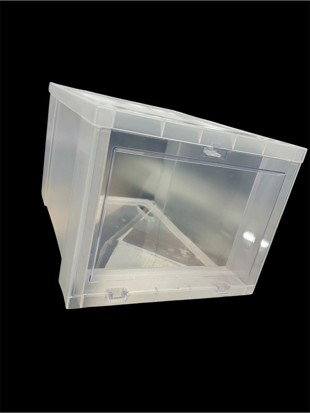 The Container Store Translucent Drop-Front Shoe Boxes - Clear Set - Picture 2 of 2